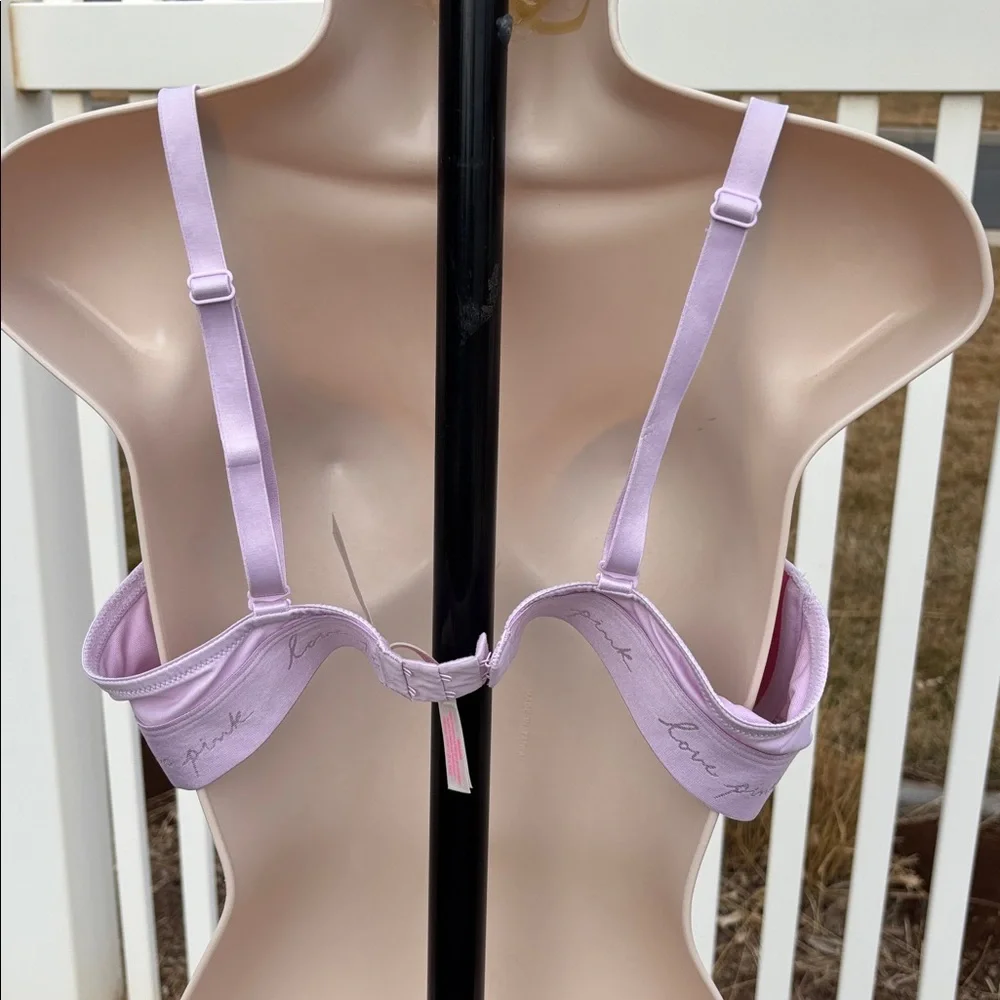 Victoria’s Secret PINK Wear Everywhere T-Shirt Lightly Padded Bra Size 38D